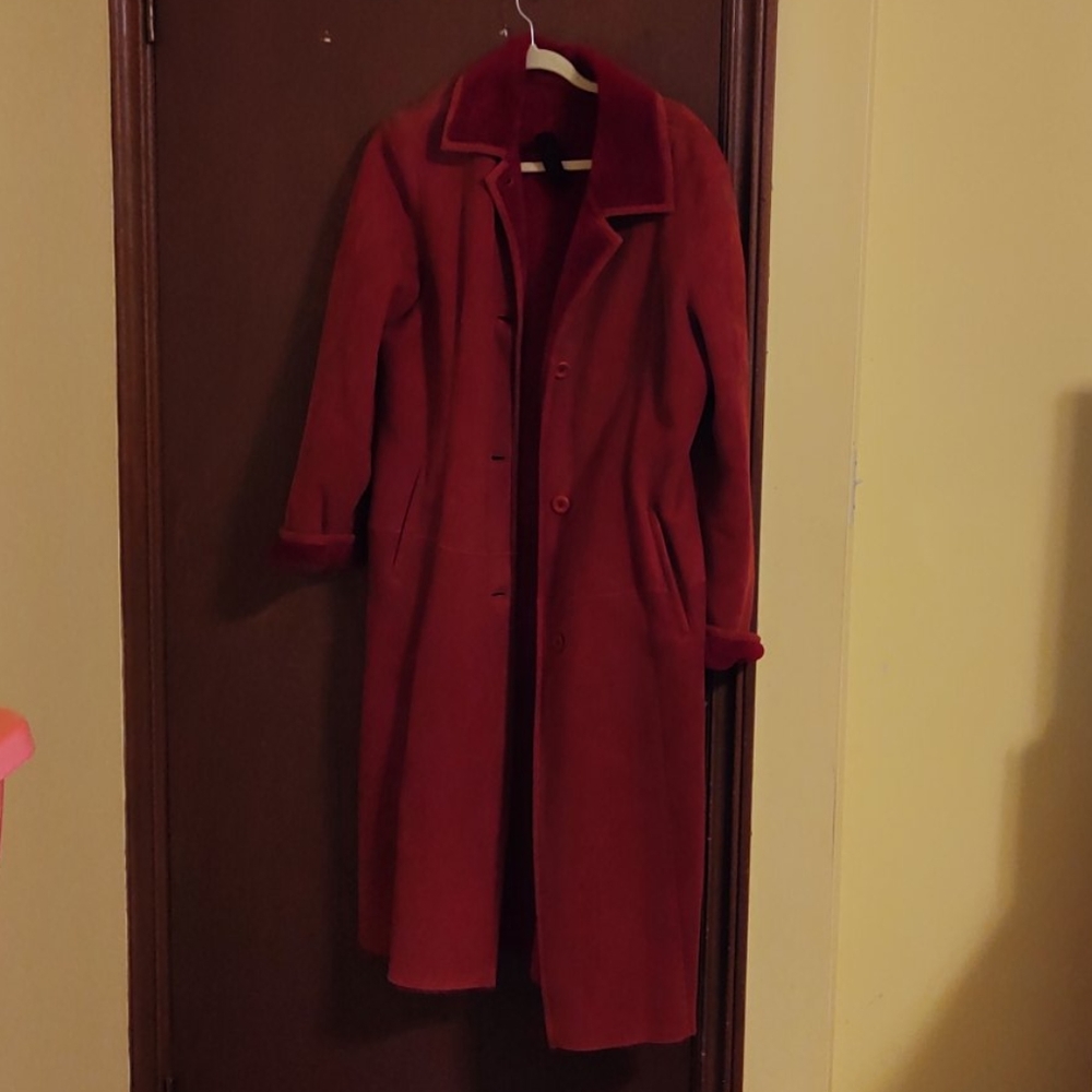 carolina herrera red coat